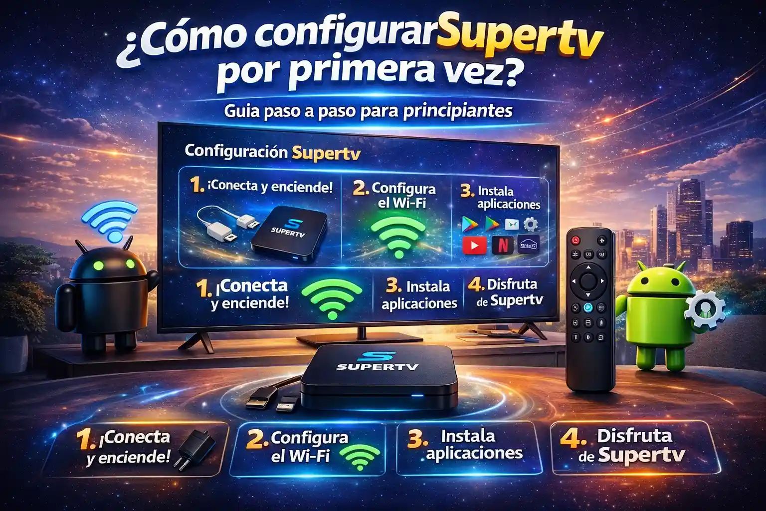 Como configurar Supertv por primera vez Guia paso a paso para principiantes